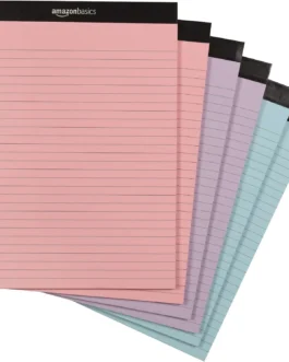 Amazon Basics Wide Ruled 8.5 x 11.75-Inch 50 Sheet Lined Writing Note Pad